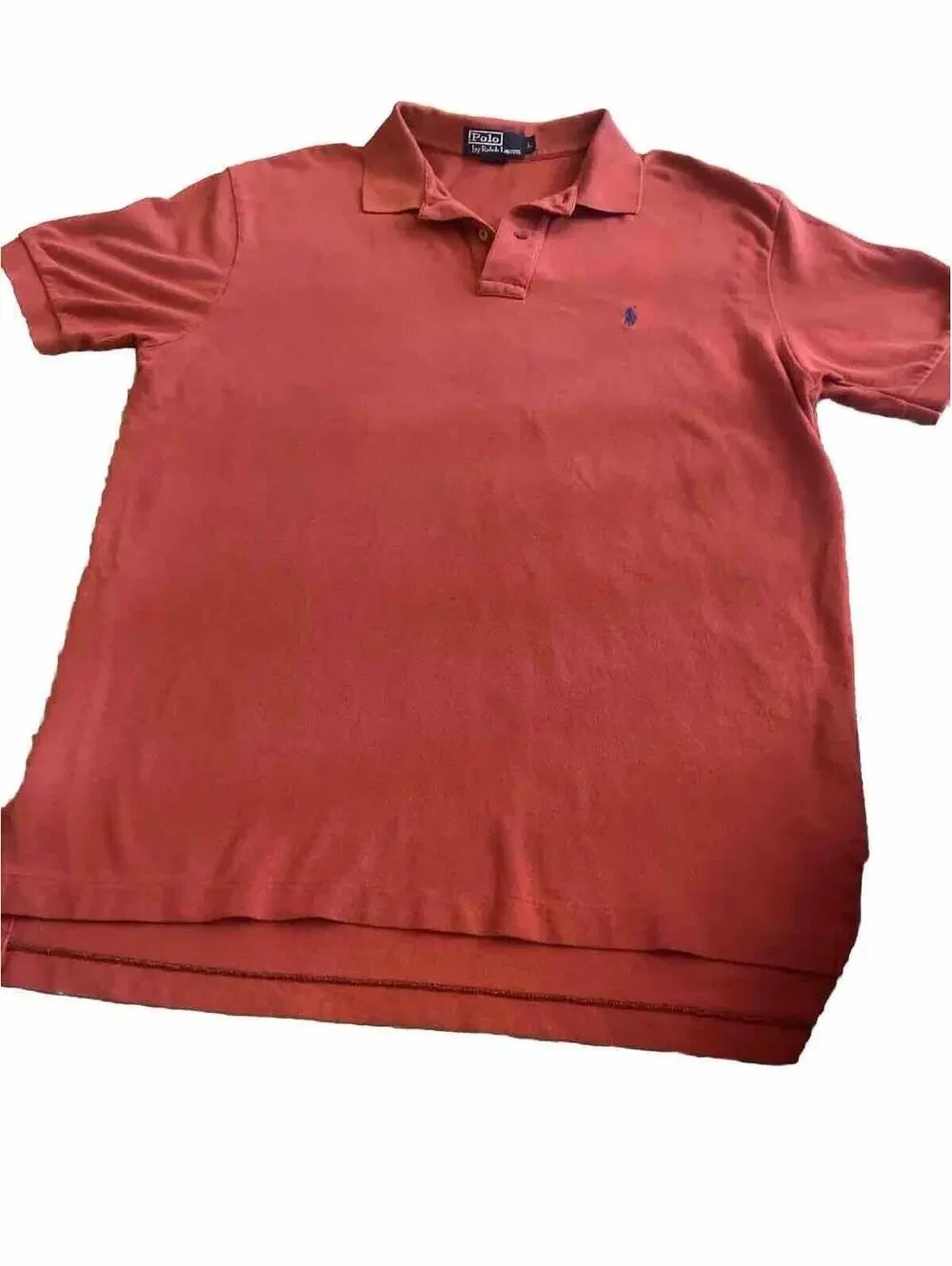 Polo Ralph Lauren Men's Short Sleeve Polo Shirt Red Cotton